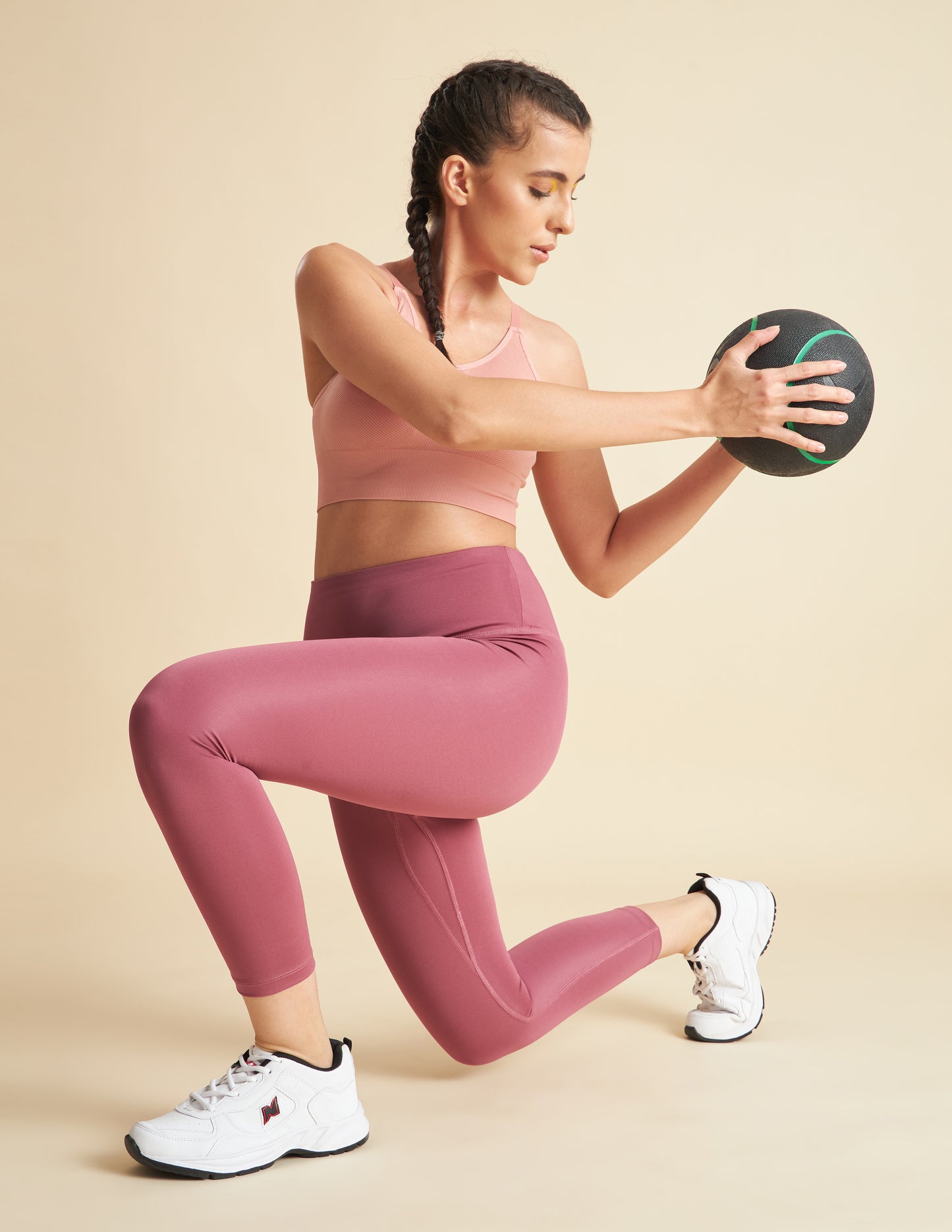 Women High waist leggings Orchid Pink