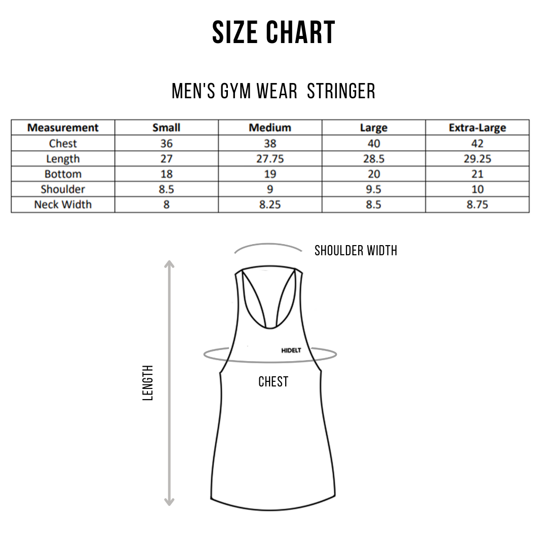 Men's Gym wear Solid Neon Stringer