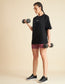 Women Oversized Training T-shirt Black