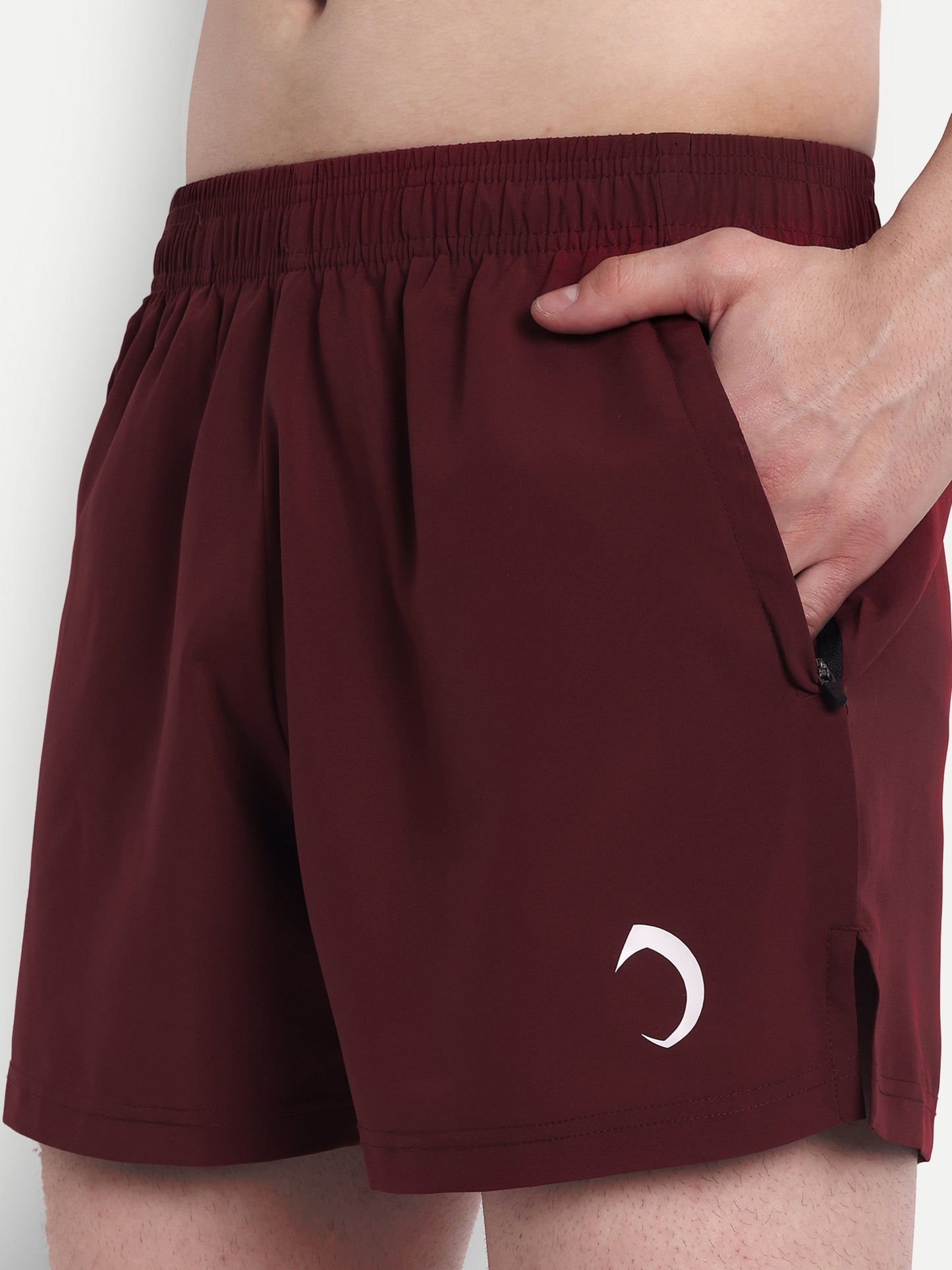 Power 5" Shorts - Maroon