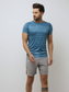 Men's Training T-shirt - Printed Blue